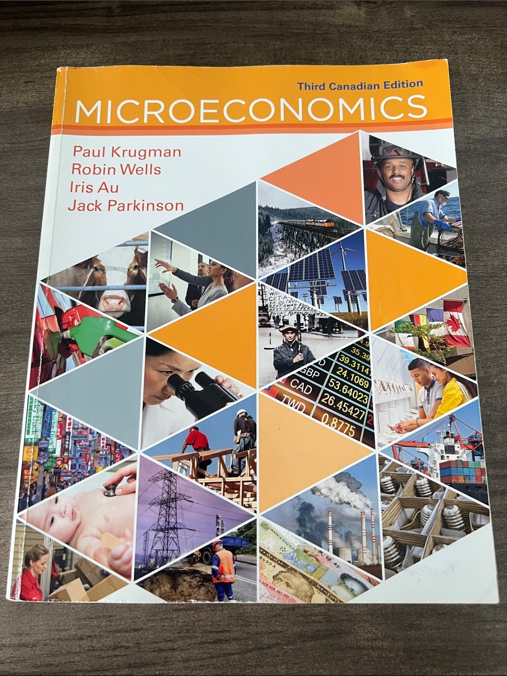 Microeconomics Third Canadian Edition by Paul Krugman - Orange Cover